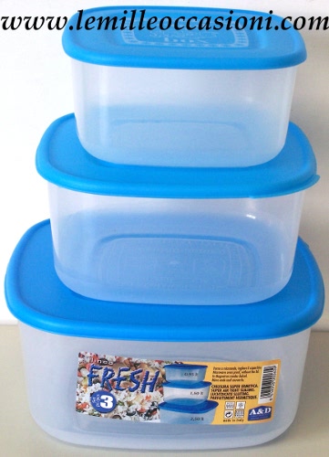 Frigo box quadrato 3 pz